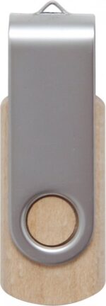 SWİES AHŞAP METAL USB BELLEK - Görsel 2